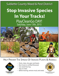 2015 Sublette Co. Weed Awareness Newsletter