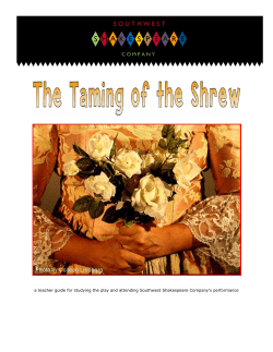 The Taming of the Shrew - Southwest Shakespeare Company