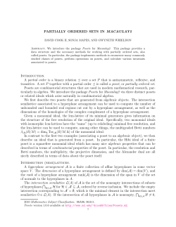 Partially ordered sets in Macaulay2