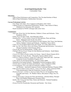 Artist CV - Jerod Impichchaachaaha` Tate