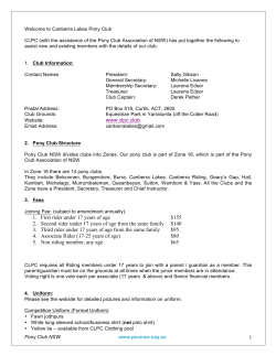 Information guide for new members