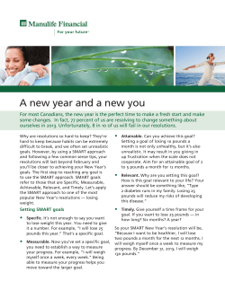 A new year and a new you