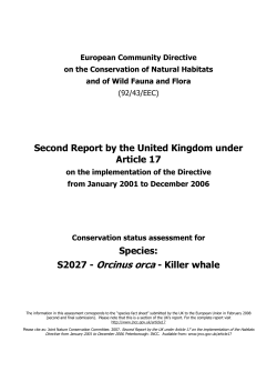 Second Report by the United Kingdom under Article 17