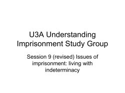 U3A Understanding Imprisonment Study Group