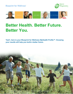 Personal Wellness Report