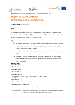student laboratory worksheet