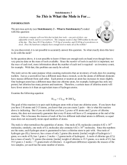 So This is What the Mole is For&hellip;