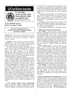 Gulf Coast Mariners Association