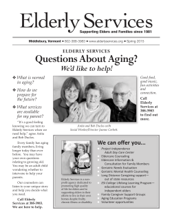 Spring 2015 ESI Newsletter