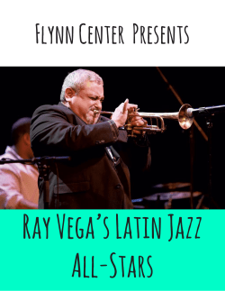Ray Vega`s Latin Jazz All-Stars - Flynn Center for the Performing Arts