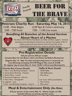 beer for the brave - Lena Brewing Company