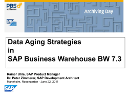 Data-Aging Strategies