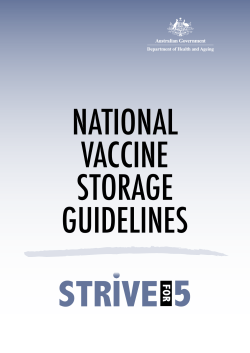 The National Storage Guidelines - Strive for 5