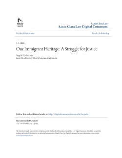 Our Immigrant Heritage: A Struggle for Justice