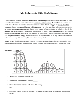 Lab: Roller Coaster (Make-Up Assignment