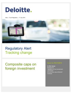 Composite cap on foreign investment