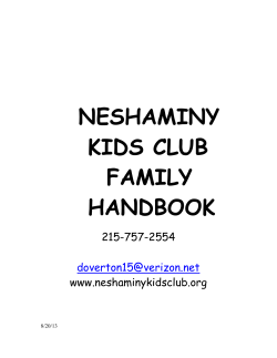 NESHAMINY KIDS CLUB PARENT