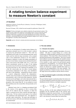 A rotating torsion balance experiment to measure Newton`s constant