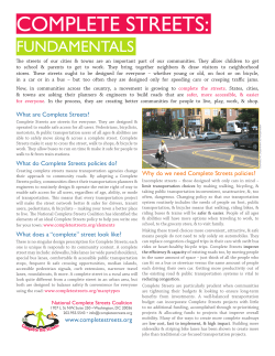 complete streets - Smart Growth America