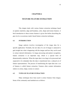chapter 4 texture feature extraction