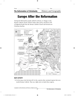 Europe After the Reformation