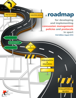 A roadmap for developing and implementing concussion