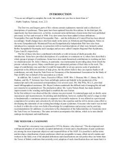 introduction - International Association for the Study of Pain