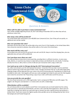 Lions Clubs Centennial Coin
