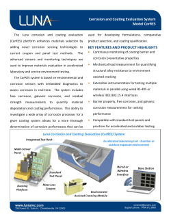 Corrosion and Coating Evaluation System Model CorRES KEY