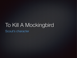 Scout - Character Question