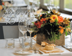 snowbird restaurants