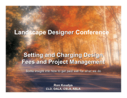 Landscape Designer Designer Conference