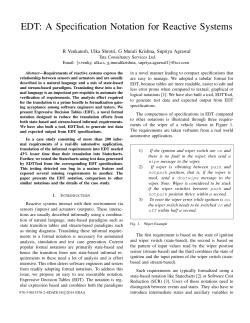 EDT: A Specification Notation for Reactive