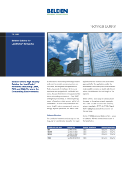 TB102E - Belden Offers High Quality