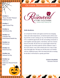 newsletter-october-rosewood - Rosewood at Fort Oglethorpe