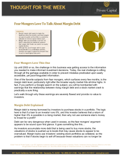 Fear Mongers Love To Talk About Margin Debt