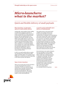 Micro-launchers: what is the market?