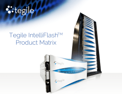 Intelligent Flash Arrays