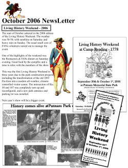 October 2006(Reenactment at Park. Yorktown History)