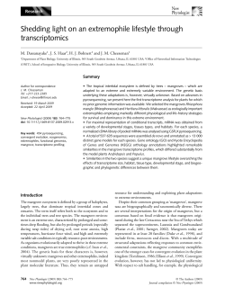 Shedding light on an extremophile lifestyle through transcriptomics