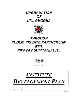 Pipavav Shipyar - Industrial Training Institute, Ghogha