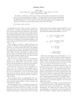 Density Of Ice