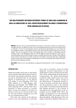 (2011) The relationships between different forms of iron and
