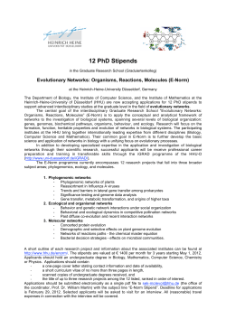 12 PhD Stipends