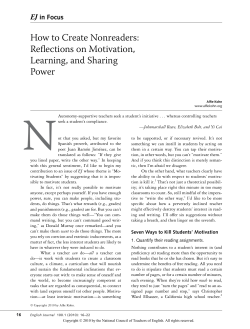 How to Create Nonreaders: Reflections on