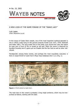 A New Look at the Name Phrase of the "Snake Lady"