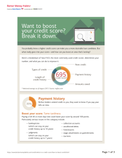 Preview Want to boost your credit score? Break it down Infographic