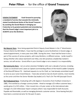 Peter Flihan - Grand Lodge of New York