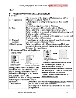 Discuss your physcis questions online at www