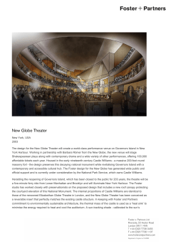 New Globe Theater - Foster + Partners